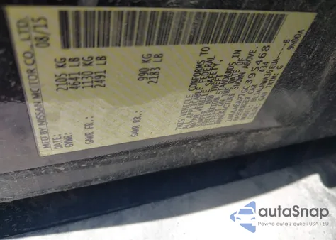 2016 Nissan Maxima 3.5 Platinum из США, поврежденный, VIN 1N4AA6AP7GC395468